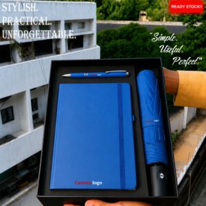 3 in 1 Corporate Gift Set | Diary, Pen & Umbrella